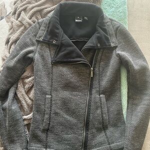 Women's Black Jacket bench